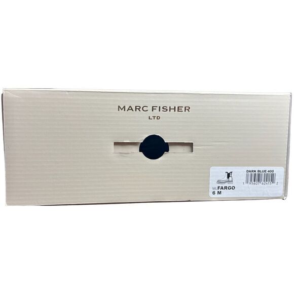 Marc Fisher Fargo Waterproof Dark Blue Boot NWT Size 6 - Picture 7 of 8